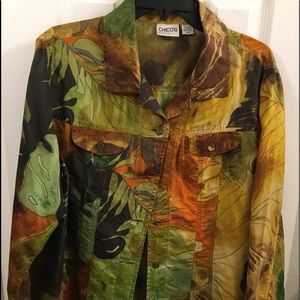 CHICOS SILK BLOUSE